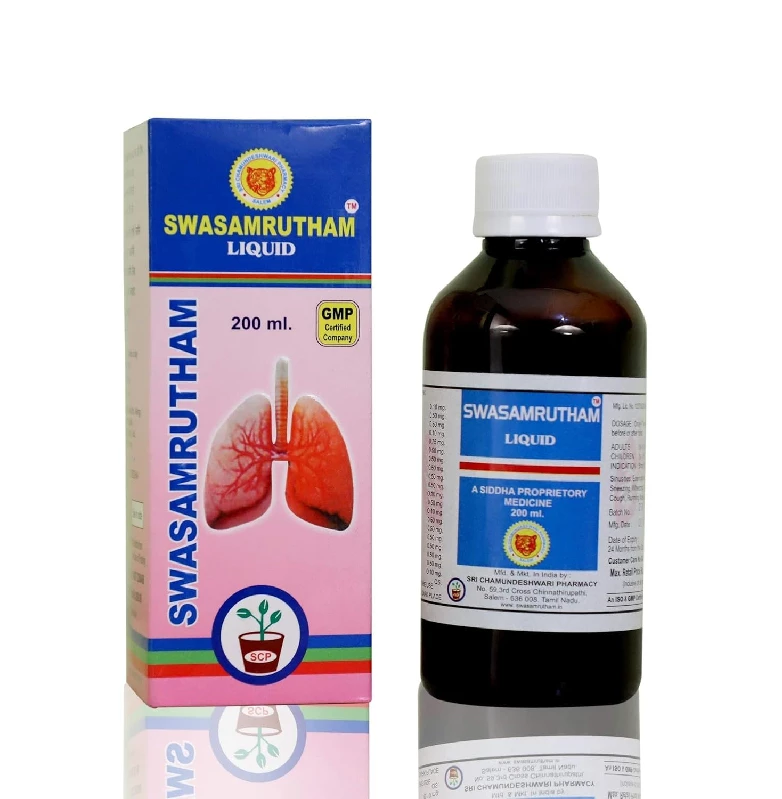 Swasamrutham Cough Syrup, 200 ml-1.webp